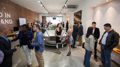 A pop-up store for Bentley allowed customers to customize future vehicles using a unique commissioning process.