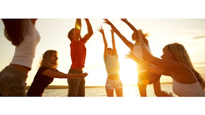 Beach volleyball at Mamaroneck Beach and Yacht Club