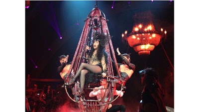 Aerial production for Cher