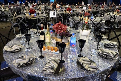 Sequin Tabletops: Critics Choice Awards