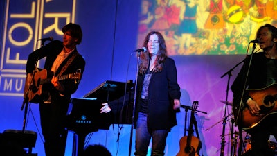 Patti Smith played a concert to benefit the American Folk Art Museum