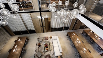The NeueHouse Hollywood atrium. Photo: Emily Andrews