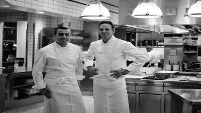 Under chef Thomas Keller’s mentorship, chef de cuisine, Eli Kaimeh, leads Per Se’s kitchen.