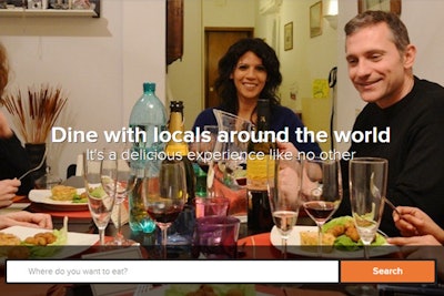 BonAppetour is one of several online social platforms that connects travelers with local hosts who prepare and serve meals in their homes.
