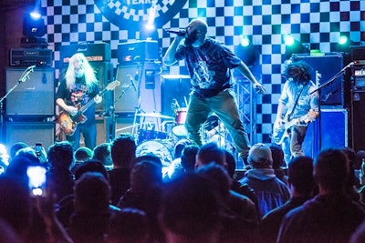 Each city featured a lineup of different performers. In Toronto, acts included Dinosaur Jr. (pictured).