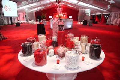 At the National Urban League’s annual conference in 2010, a Target-sponsored welcome reception included a sweets table dominated by red—the on-brand color for the mass retailer. Candies included Swedish Fish, red and black jellybeans, and red-and-white Starlight peppermints.