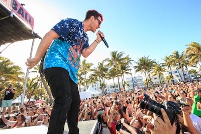 Joe Jonas and his band DNCE performed for the crowds.