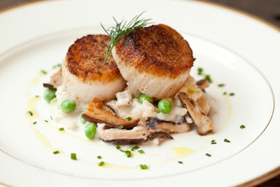 Scallops and Risotto