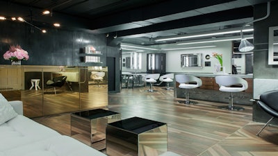 The salon at SLS Las Vegas