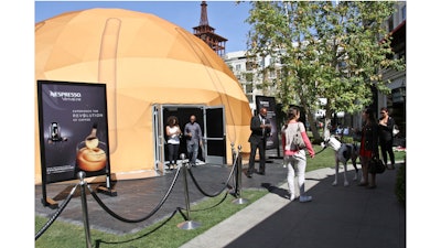 A Nespresso Lounge on the Green at the Americana at Brand