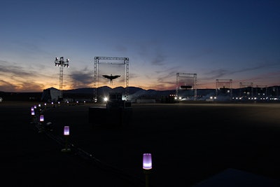 Group Delphi’s space-themed party in the Mojave Desert for Virgin Galactic.