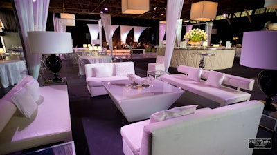 Corporate event setup