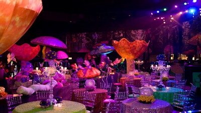 Alice in Wonderland themed party at Park West