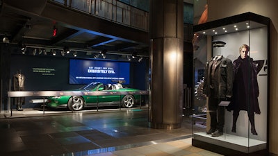 Museum Lobby with Artifacts