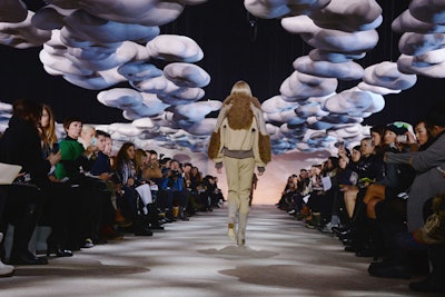 The Cloud-Filled Set of Marc Jacobs's Fall 2014 Fashion Show