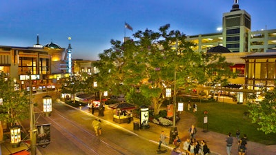 The Grove at night