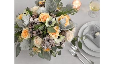 A festive centerpiece