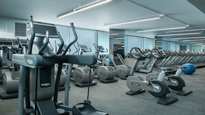 The fitness center