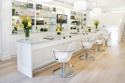 A Drybar location is slated to open in Las Vegas in July. The flagship shop on Las Vegas Boulevard in the Miracle Mile Shops will be 2,797 square feet—the brand’s largest footprint to date—and have 20 styling chairs. Drybar Miracle Mile will also have its own built-in DJ booth, a full bar, and a photo booth, as well as an event manager to coordinate groups, all exclusive to the new Las Vegas location.
