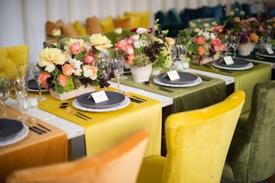 Floral - Green - Event Linen & Decor Rentals