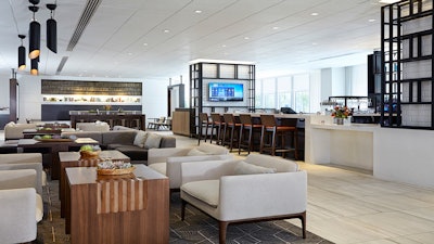 The Great Room has an open concept for guests to enjoy work and play.