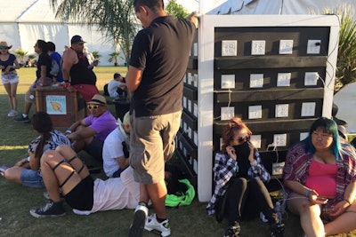 Guests charged their phones at enormous cubes set up for just such a purpose. The venue also now has free Wi-Fi areas to help guarantee attendees can connect, locate, and meet up with their friends—something that had previously been a significant obstacle.