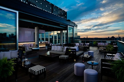 3. The Rooftop Lounge at Thompson Toronto Hotel
