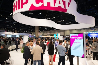 In the middle of the Engagement Center was the Leadership Chat area, where McDonald's executives made themselves available for informal meet-and-greet time with attendees.