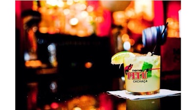 Refreshing Caipirinha cocktails
