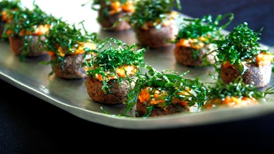 Black bean croquette
