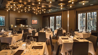 Private Dining Room: The Carnegie & Guggenheim Rooms accommodate 18 guests each and up to 40 guests combined