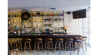 The main bar at Row House.