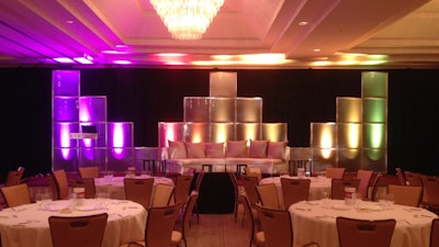 3-D set with spandex screen for the National Automatic Merchandising Association at Hotel Valencia Santana Row.