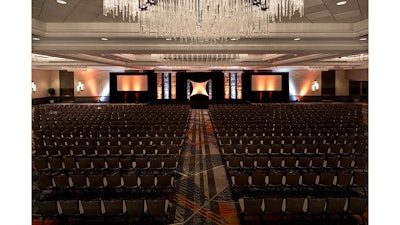 The Grand Ballroom boasts its own foyer and can accommodate as many as 2,010 people.