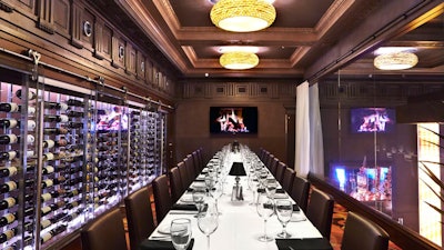 Private Dining Room: The Manayunk Room accommodates up to 26 guests