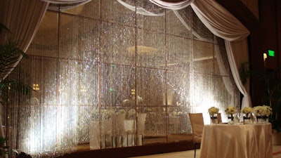 A wedding reception at Balboa Bay Resort, one of Five Star Audiovisual’s partner hotels