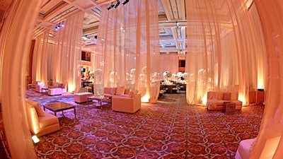 A wedding reception at our Bacara Resort and Spa, one of Five Star Audiovisual’s partner hotels
