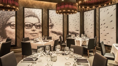 Private Dining Room: The Wilshire room, accommodates up to 36 guests