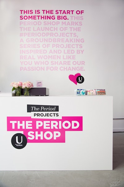 U by Kotex’s the Period Projects is a multiyear program and project series designed to change the way people think about and talk about periods. The Period Shop in New York was its first event.