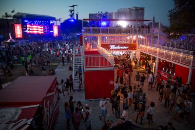 At Budweiser’s Made in America festival in Philadelphia in September, Lisnr’s Smart Tones were transmitted through the existing speaker infrastructure to send guests a variety of notifications in the event app. Examples included a welcome message as they arrived at the event, information about water station locations, and a discount for an Uber ride as they approached the exits.