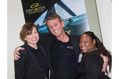 The Pinnacle Bermuda team at the RC44 Bermuda Cup in 2016.