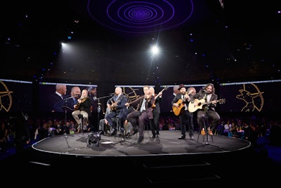 One of the benefit's traditions is an unannounced musical set. This year, the Zac Brown Band performed.