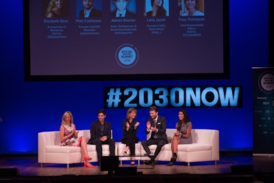 At the 2015 Social Good Summit, Mashable’s Pete Cashmore hosted a panel discussion.