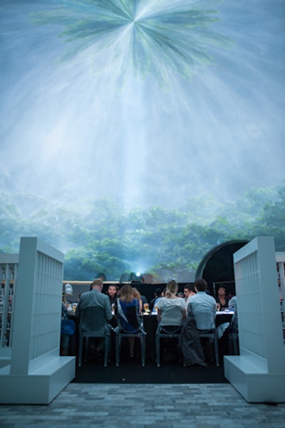 The Stella Artois Sensorium in Toronto featured a sit-down dinner in a geodesic dome.