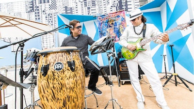 San Diego-based band Santana pa Ti performed for Cinco de Mayo.