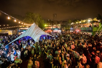 To accommodate the increased attendance, organizers expanded the event's layout to include a large area outside the main venue, where about a dozen food trucks served meals throughout the three-day event.