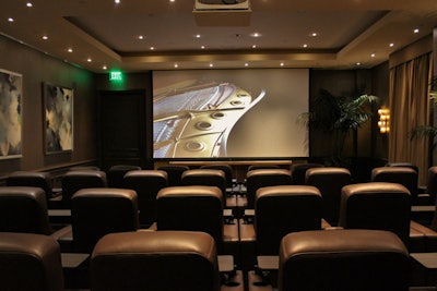5. Screening Room at the Four Seasons Hotel Los Angeles at Beverly Hills