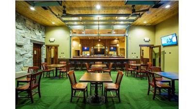 Mistwood Golf Club's performance center turf room