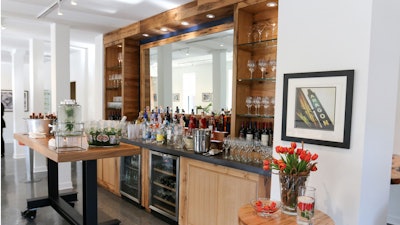 Our bar is prepped and eager for guests.