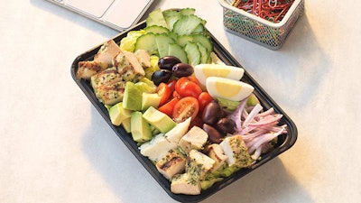 Cobb salad tray.